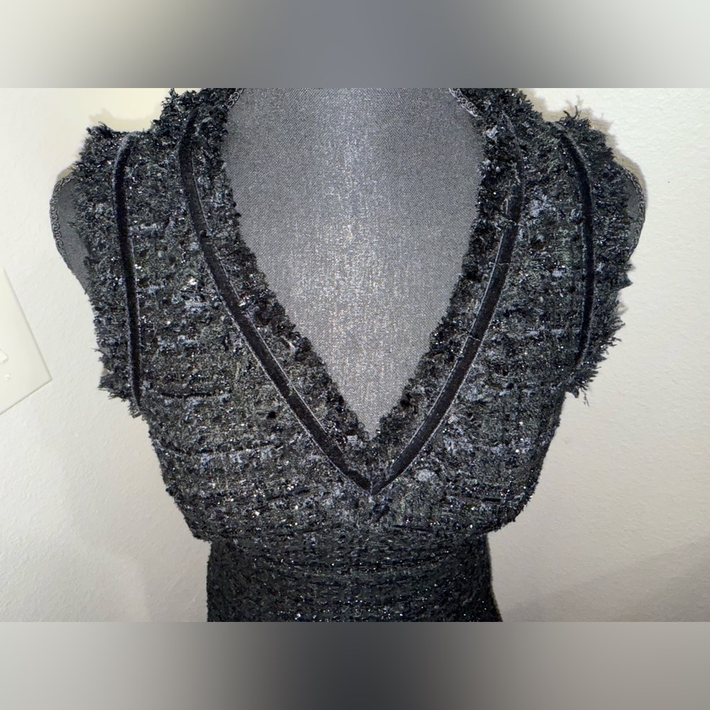 Kate Spade Sparkle Tweed Old Money Preppy Shift Dress- Size 0 - Picture 7 of 13